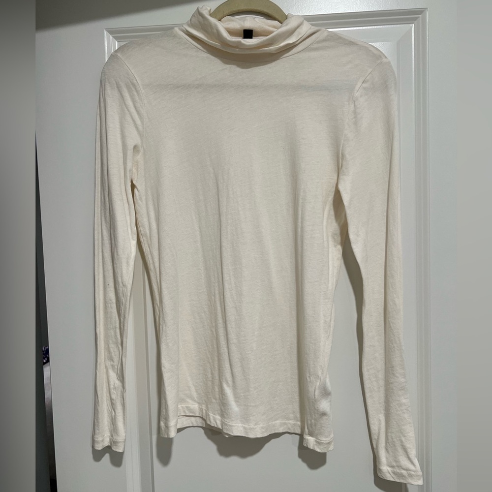 J Crew Mercantile Cream long Sleeve Top